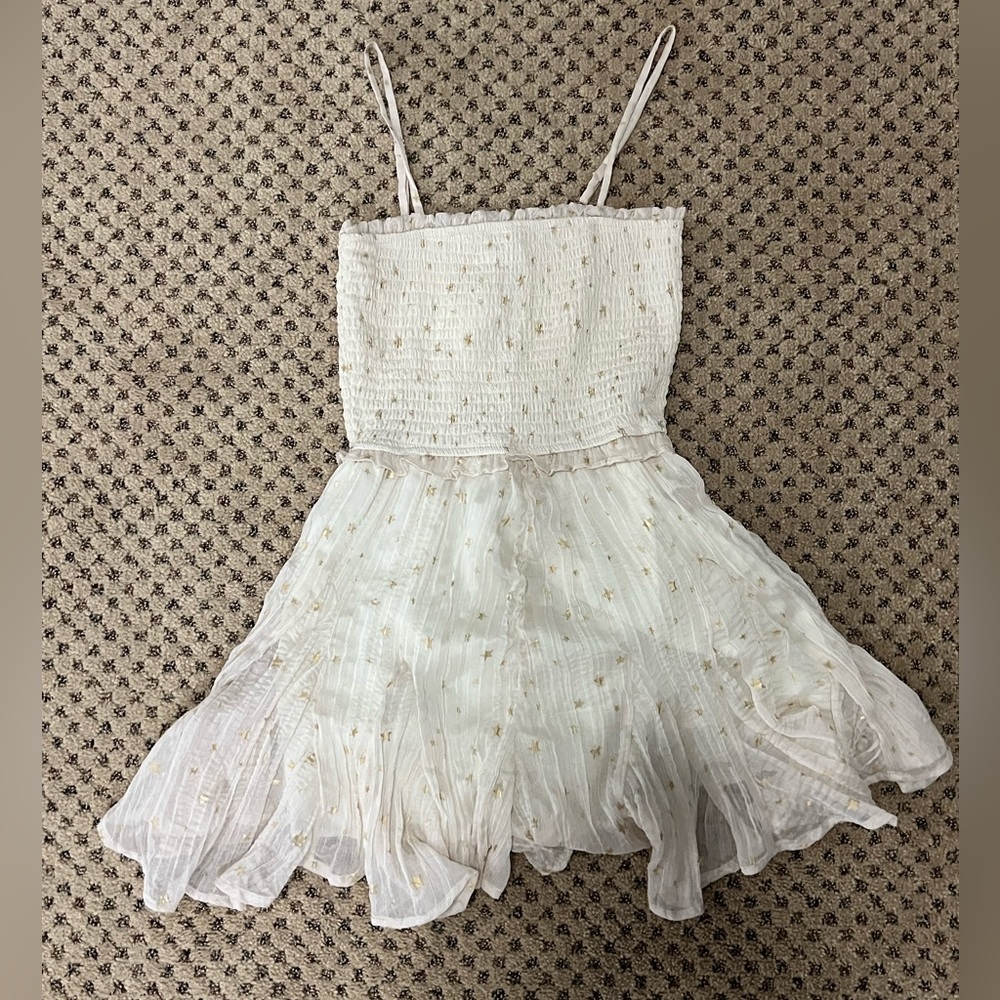 Ruby & Jenna Romper (Gold Star Pattern)